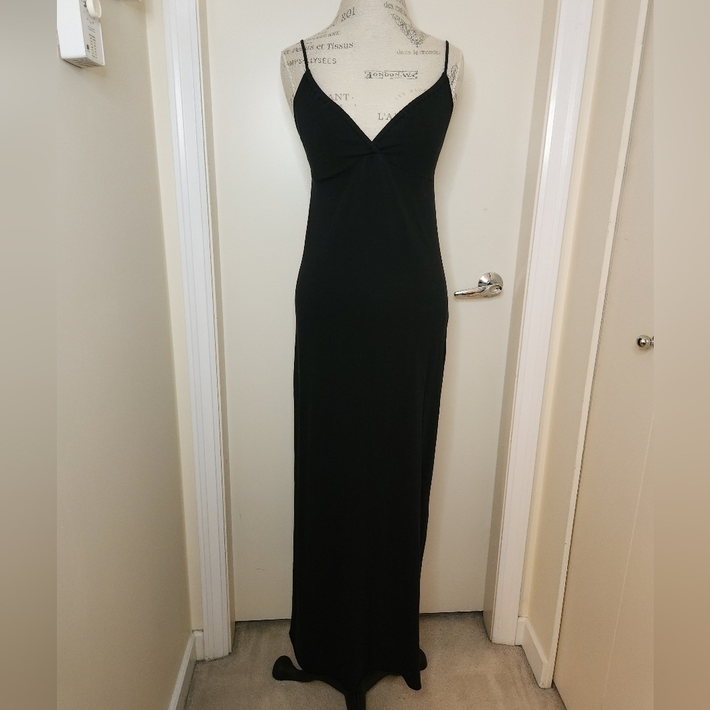 Talula Aritzia Black Jersey Maxi Dress